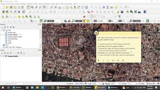 How to download a georeferenced google satellite image using QGIS