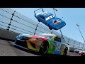 The King Flips Over the Pack! | Forza Motorsport 7 | Cars 3/NASCAR