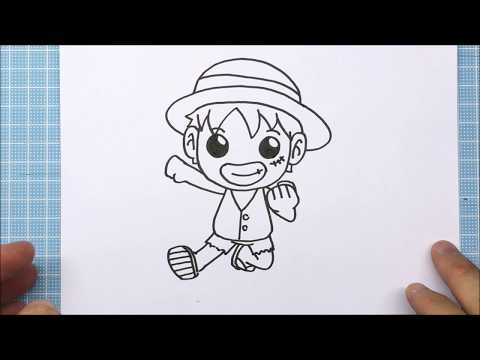 สอนวาดการ์ตูน ลูฟี่ จากการ์ตูน วันพีช ง่าย ง่าย by Kids Craft