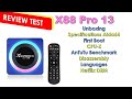 X88 Pro 13 TV BOX Android 13 Review Test RK3528