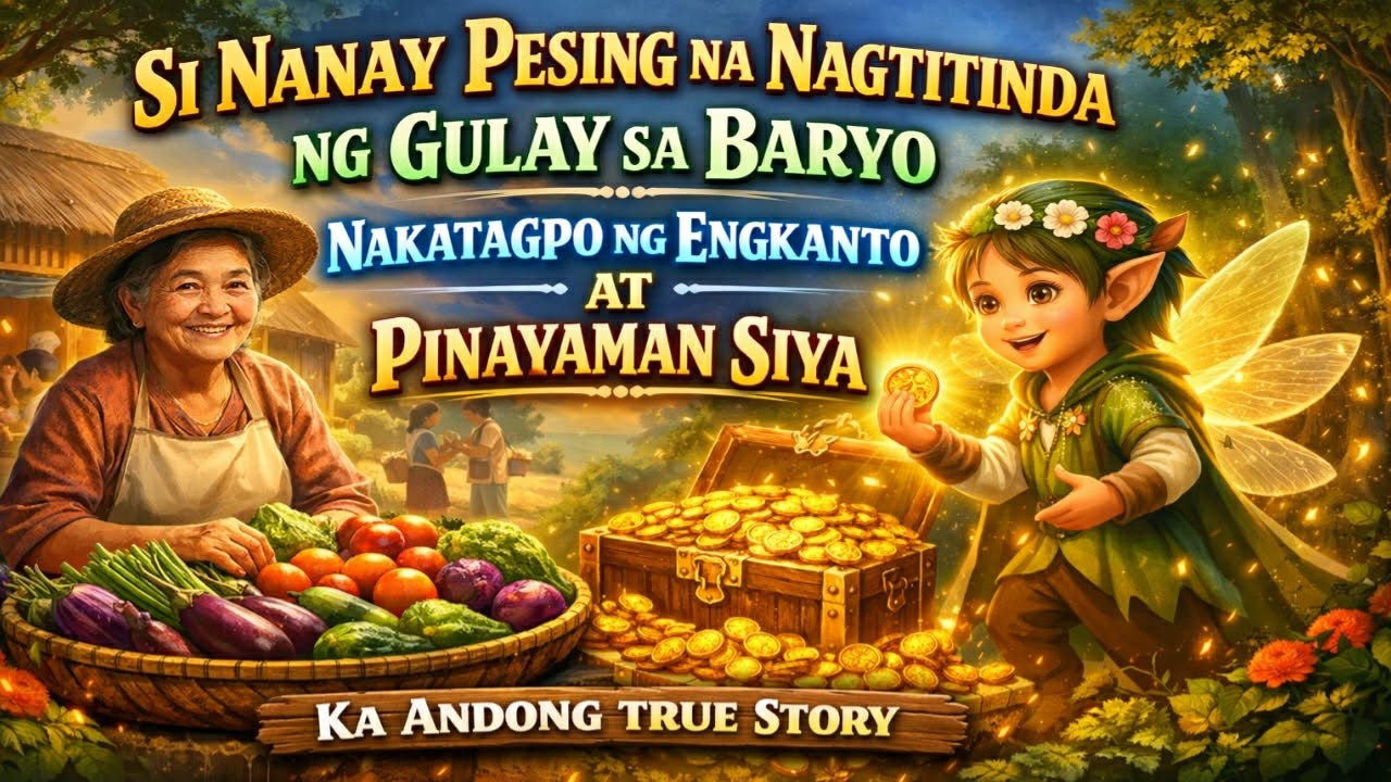 TINDERA NG GULAY PINAYAMAN NG ENGKANTO NA NAKASALUBONG NIYA  | KA ANDONG TURE STORY