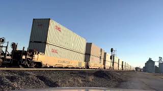 BNSF Long Double/Single Northbound Ancona, IL