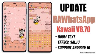 RAWhatsApp Kawaii v8.70 Liris Fitur Terlengkap 2021 screenshot 2