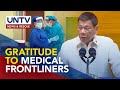 President Duterte, pinasalamatan ang medical frontliners