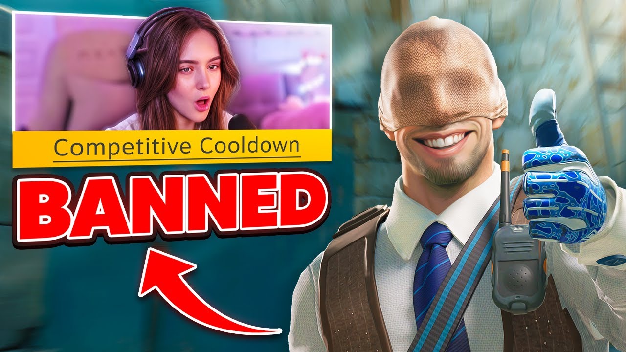 I got a FEMALE CS2 Streamer BANNED...
