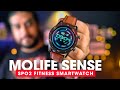 Fitness Smart Watch with SPO2 Sensor - Molife Sense Smartwatch Review (Hindi)