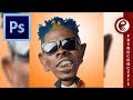 Photoshop Tutorial | How to create a Caricature of Shatta Wale