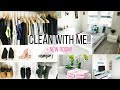 CLEAN WITH ME 2017 // CLEANING MOTIVATION // BEDROOM BATHROOM AND CLOSET