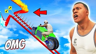 GTA 5 : 100% IMPOSSIBLE FIRE And SPIKE Challenge l Hardest Choice CHALLENGE