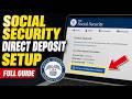 How to install Social Security direct deposit setup for benefits and premiums - Full Guide