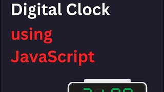 Create a Digital Clock using JavaScript, html and css #coding #javascript #js #jssc