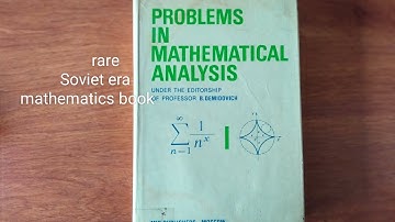 Problems in Mathematical Analysis by Demidovich Mir Books Go Through #60 #mathematics   #rarebooks