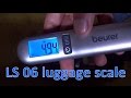 Beurer LS 06 luggage scale Review