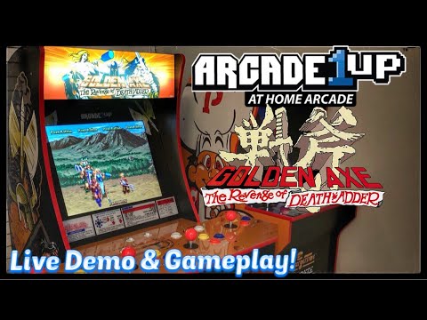 Golden Axe Arcade1Up LIVE DEMO and Gameplay - Emceemur from Emceemur