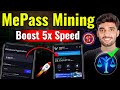 How to increase Mining Speed in Meta Earth Wallet 🚀 | Boost Mining Speed in Me Pass