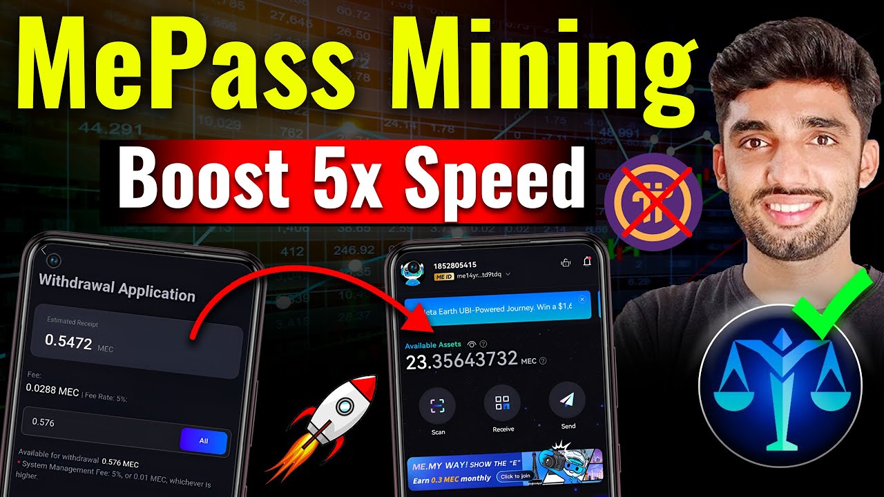 How to increase Mining Speed in Meta Earth Wallet 🚀 | Boost Mining Speed in Me Pass