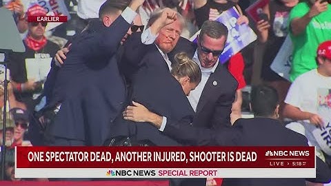 At least 2 spectators shot, 1 killed and suspected gunman dead | Trump rally shooting