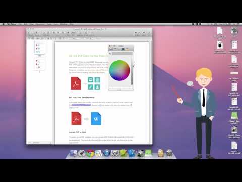 Como alterar a cor da fonte em PDF