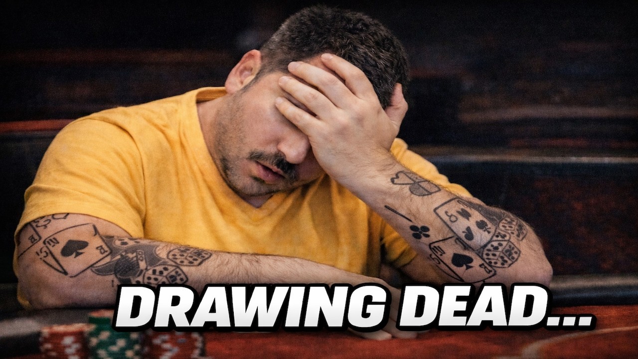 I Go ALL IN For $1,658 DRAWING DEAD!! (Painful Session)