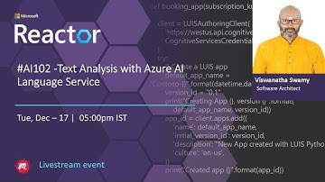 #AI102 -Text Analysis with Azure AI Language Service