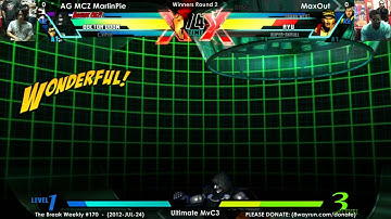 The Break #170 - UMvC3 W2 - AG MCZ MarlinPie VS MaxOut