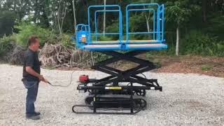 リモコン セル 付き サンワ車輌 ML-502 クロールタワー 高所作業車