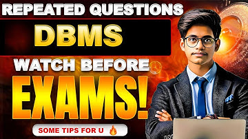 4th Sem Computers DBMS important Questions | 4th Sem Computers important Questions
