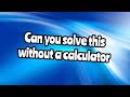 Live Math Show – Answer Before Time Runs Out!
