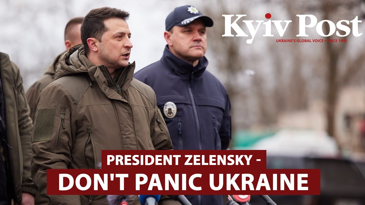 Warnings of Russian invasion stoking 'panic' says Ukrainian President