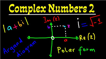 Complex Numbers 2 - Argand Diagram - Polar Form