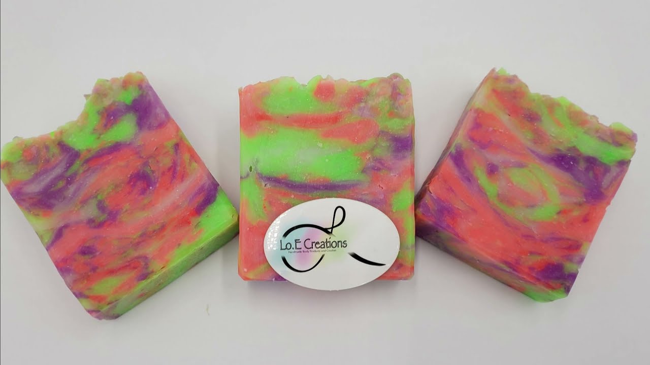 Hot Process Soap Making - Lotus Blossom Bar