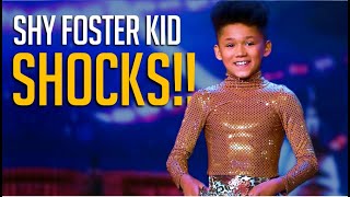 Shy Foster Kid Underestimates Himself But Watch What Happens After He Performs...