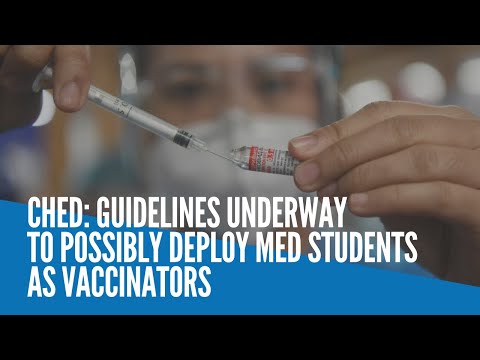 CHED: Guidelines underway to possibly deploy med students as vaccinators