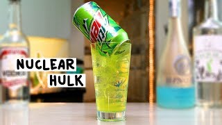 This fun mountain dew drink features tequila, vodka and hpnotiq!
here's the recipe: https://tipsybartender.com/recipe/nuclear-hulk/
send us your recipe...