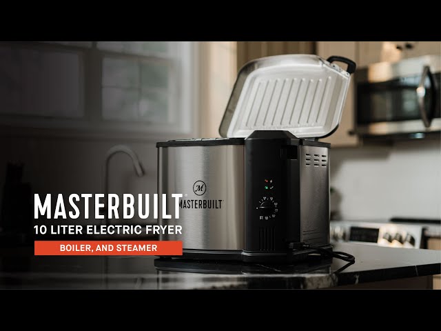 Masterbuilt 10L XL Electric Fryer, Boiler and Steamer Ignition Turkey Fryer  in the Turkey Fryers department at