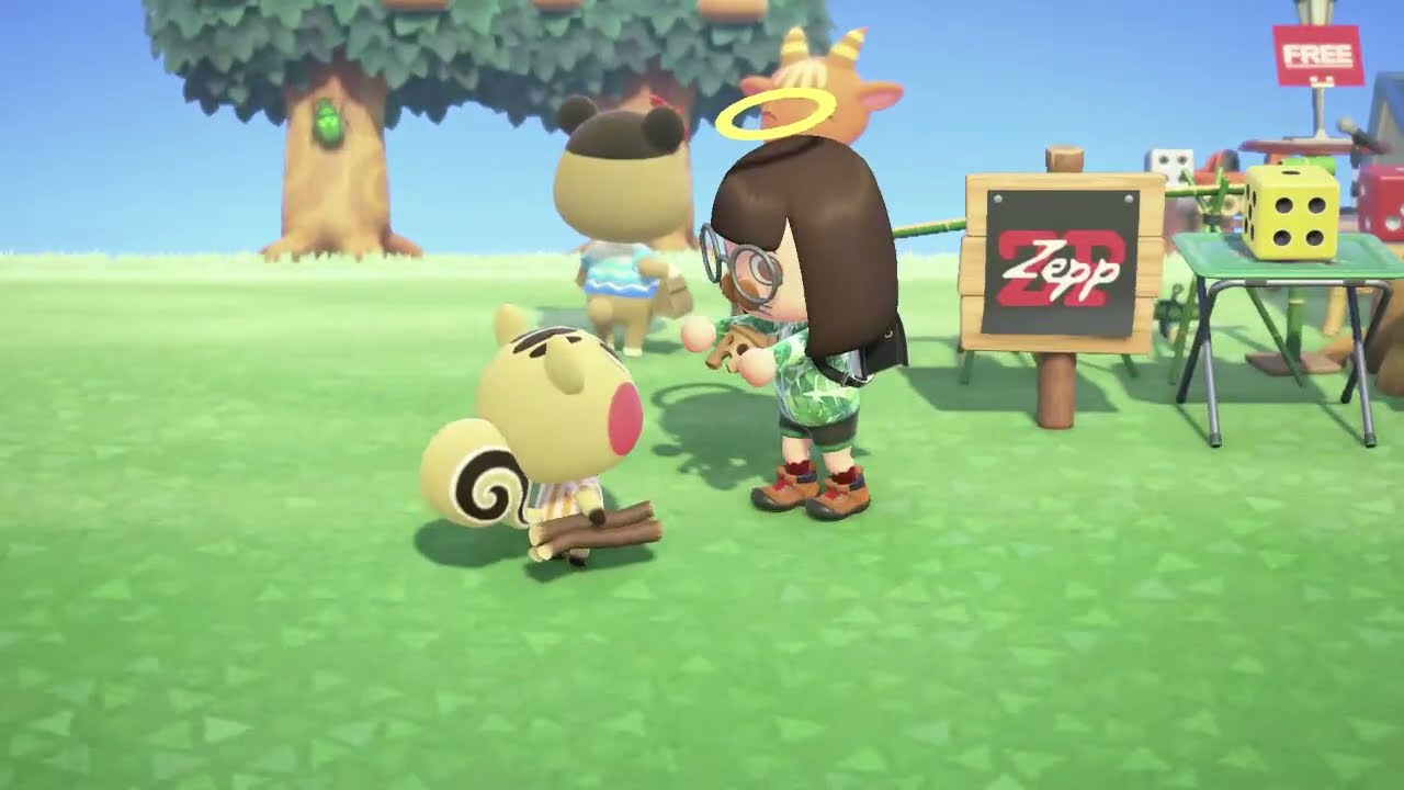 無人島生活（バンドリ!の日）【あつまれ どうぶつの森】