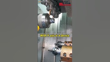 How to process the Customized steel workpiece by SL-46 with turning and milling complex device