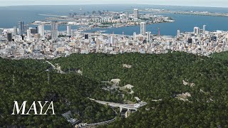 The Most Detailed City I've Ever Built  Cities Skylines: Maya City (Cinematic)