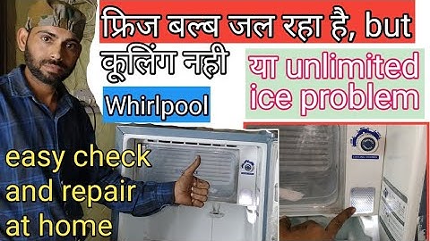 Why the fridge is not cold but the freezer is whirlpool