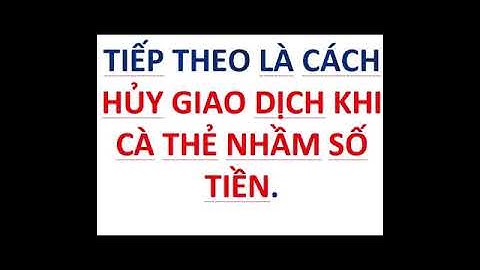 Hướng dẫn in lại hóa đơn trên máy quẹt thẻ năm 2024