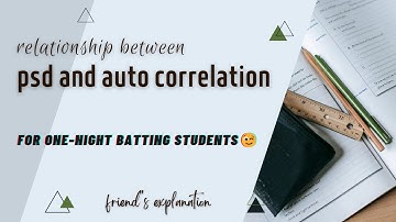 Relation between PSD and auto correlation || Wernier kincheff || Signals and Systems