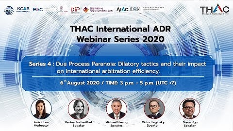 Webinar 2020 Series 4 - Due Process Paranoia