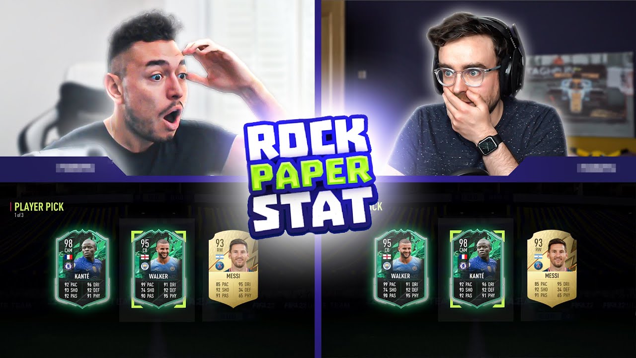 ЭТО БЫЛО ДИКО 🔥 Только интенсивный выбор игрока Rock Paper Stat против @AJ3