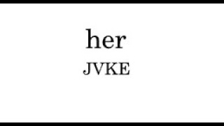 her JVKE Piano