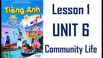 [TIẾNG ANH 10] I Learn Smart World 10 - WB - Unit 6 . COMMUNITY LIFE - LESSON 1