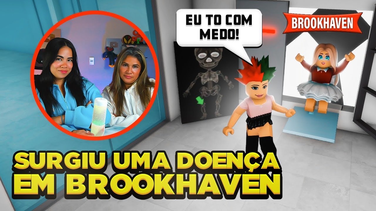 MINHA MÃE JOGOU BROOKHAVEN PELA PRIMEIRA VEZ