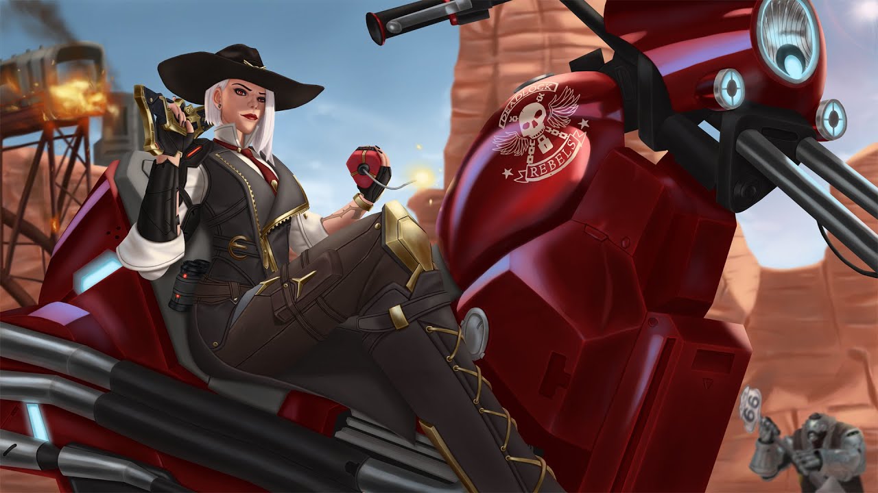 守望先锋 D Va Meka Activated Photoshop Painting Youtube