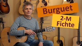 Burguet 2-M Fichte Konzertgitarre | Samba Pa Ti (Santana) Played by Ingmar Winkler | Musik Bertram