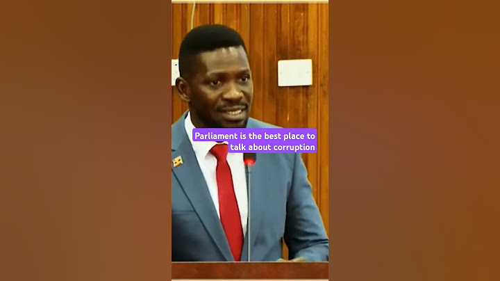 Parliament is the best place to talk about corruption.Bobi Wine. #corruptionday