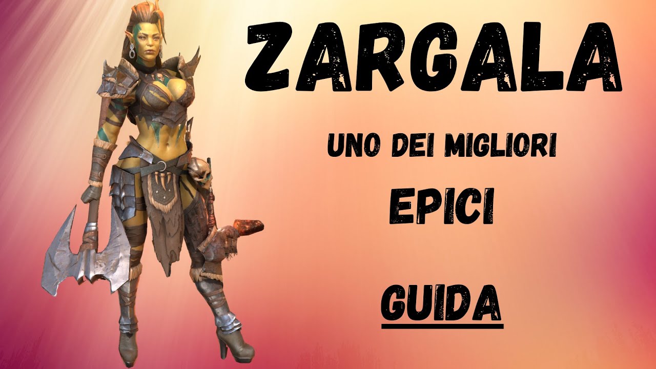 RAID SHADOW LEGENDS ZARGALA...Epico legendario! 